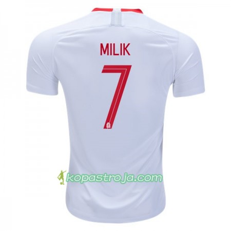 Billiga Fotbollströjor Polen Milik 7 VM 2018 Hemma tröja